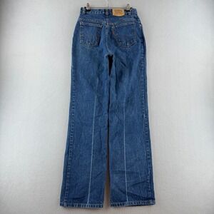 Vintage Levis Jeans Womens 11 (Fits 26x32) 80s Bootcut Orange Tab Made in USA